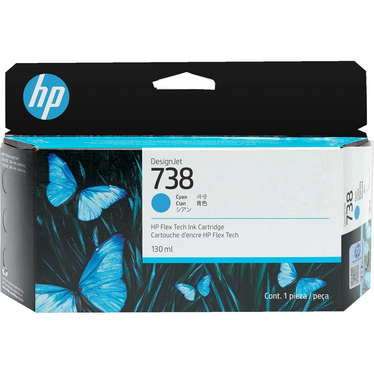 Original Ink Cartridge HP Cyan-0