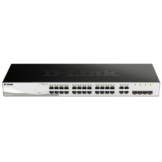 Switch D-Link DGS-1210-24/E Black Ethernet LAN 10/100/1000 24 x RJ45-0