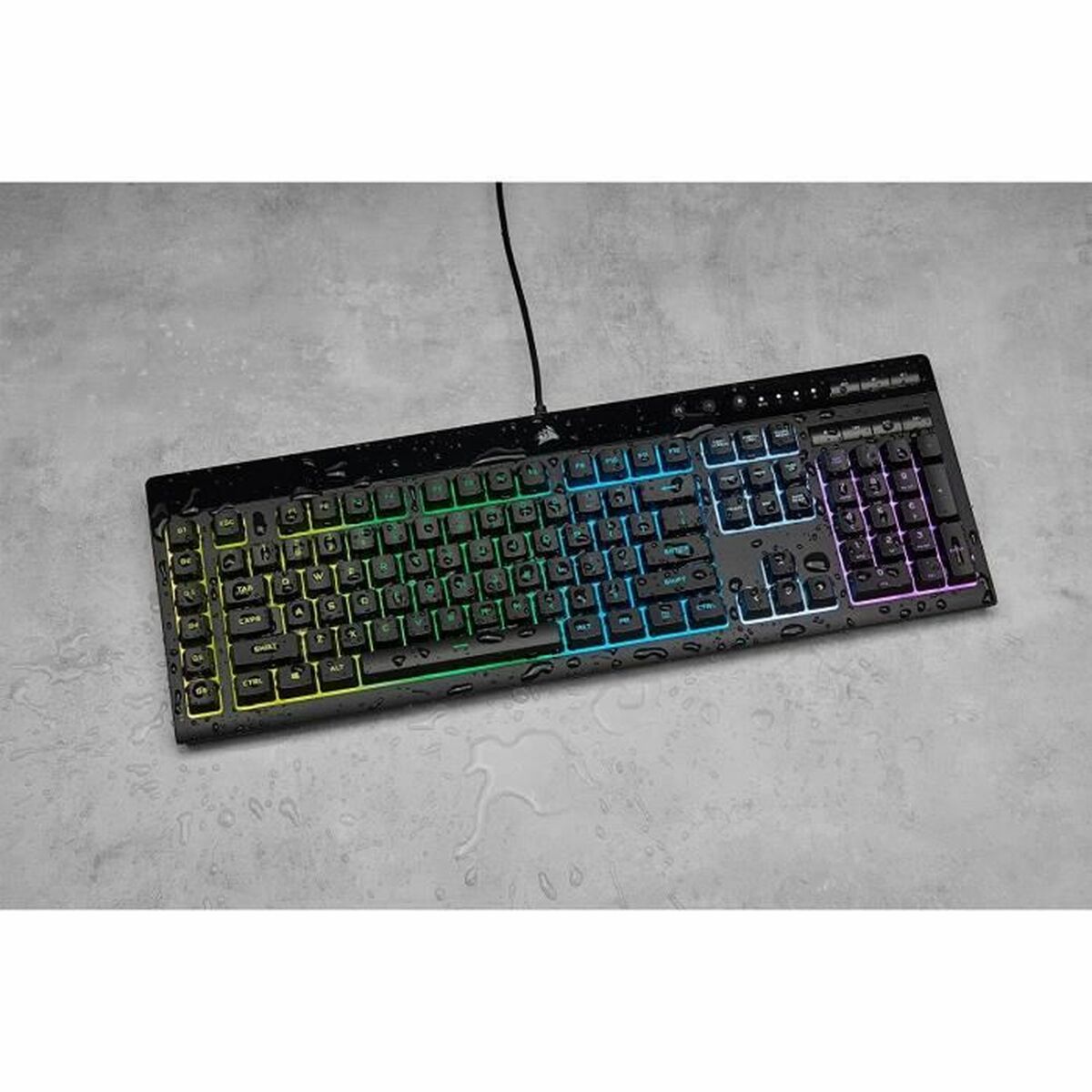 Gaming Keyboard Corsair K55 RGB PRO AZERTY-1