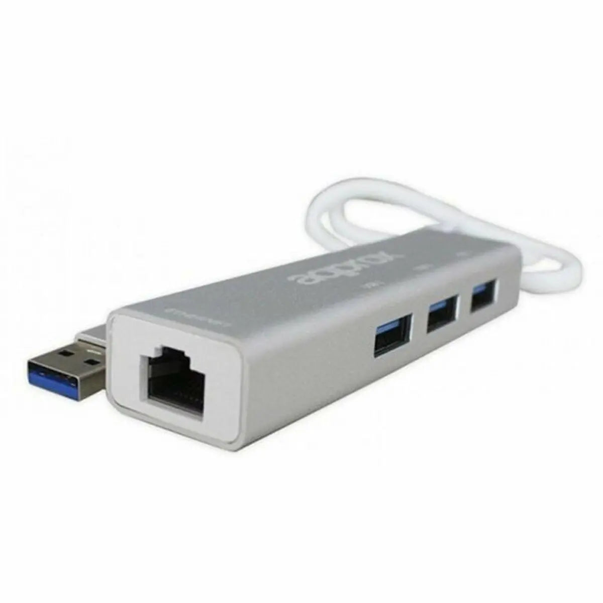 Network Adaptor approx! APPC07GHUB LAN 10/100/1000 USB 3.0 Grey - IGSI Europe Ltd