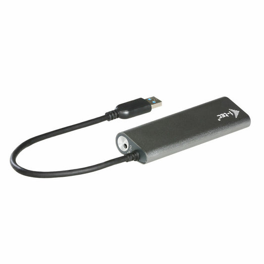 USB Hub i-Tec U3HUB448 Silver Black Grey-0