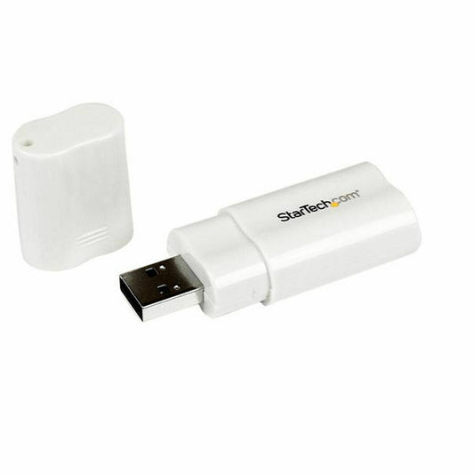 External Sound Card USB Startech ICUSBAUDIO White-0
