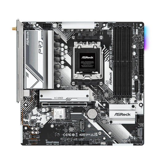 Motherboard ASRock A620M Pro RS WiFi Intel Wi-Fi 6 AMD A620 AMD AM5-0