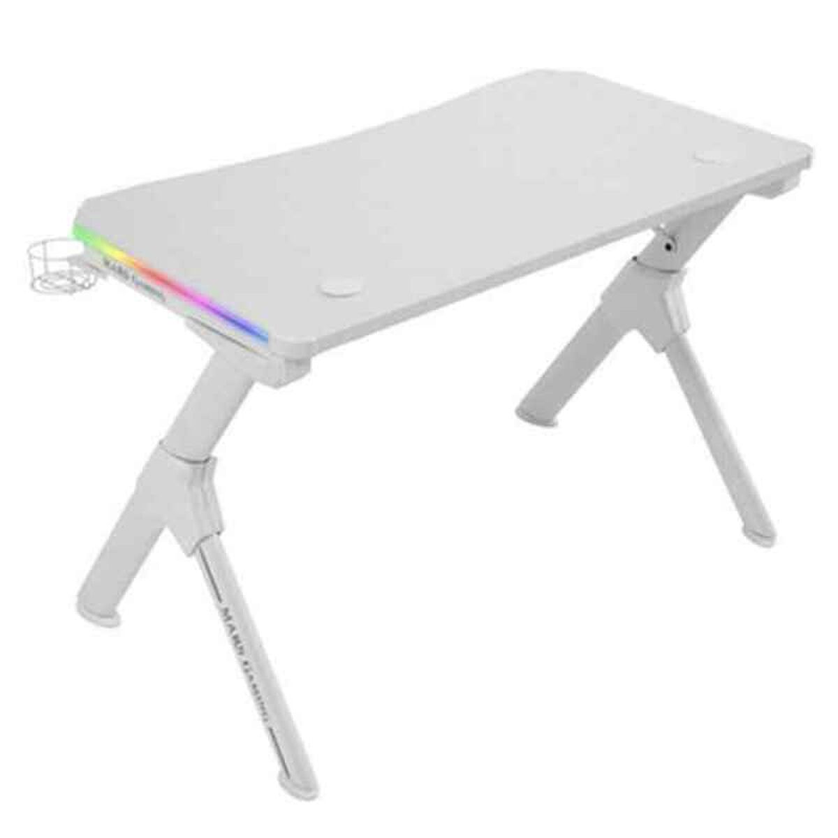 Desk Mars Gaming MGDRGBW White Steel-0