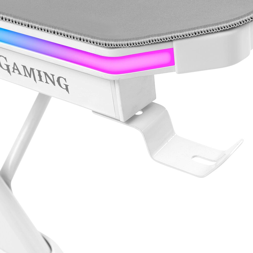 Desk Mars Gaming MGDXLRGBW LED RGB White Steel 160 x 60 cm-3