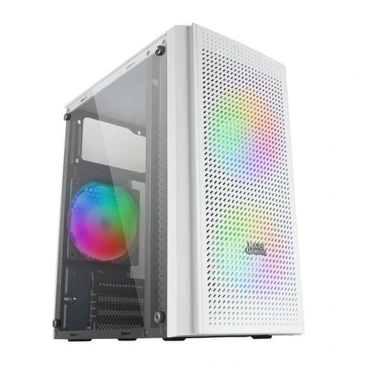 ATX Semi-tower Box Mars Gaming MC300W White RGB-0