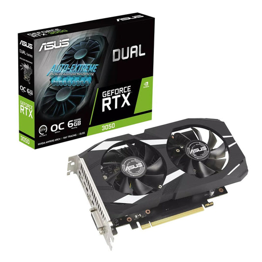 Graphics card Asus Dual Nvidia GeForce RTX 3050 6 GB GDDR6-0