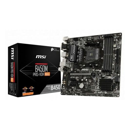 Motherboard MSI 7A38-043R mATX AM4 AMD AM4 AMD B450 AMD-0
