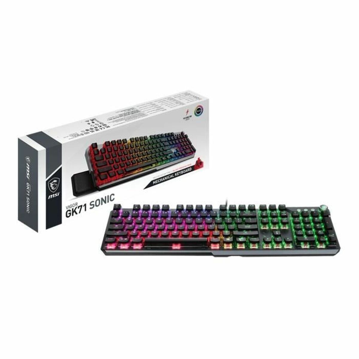 Gaming Keyboard MSI VIGOR GK71 SONIC RED FR AZERTY French-1