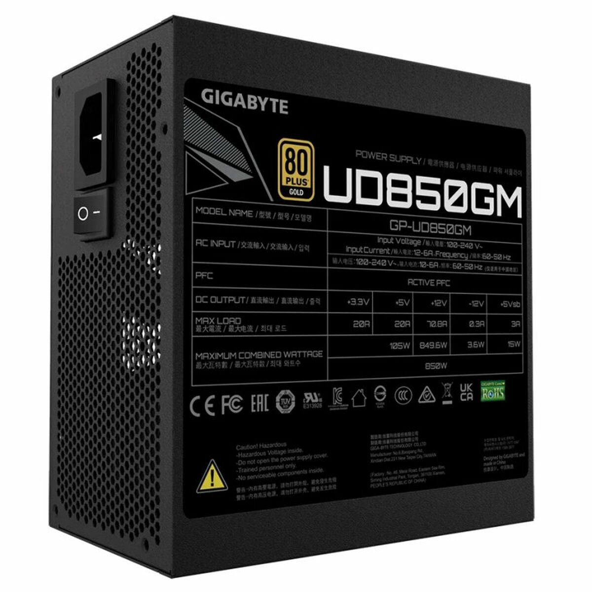 Power supply Gigabyte GP-UD850GM 850 W 80 Plus Gold-3