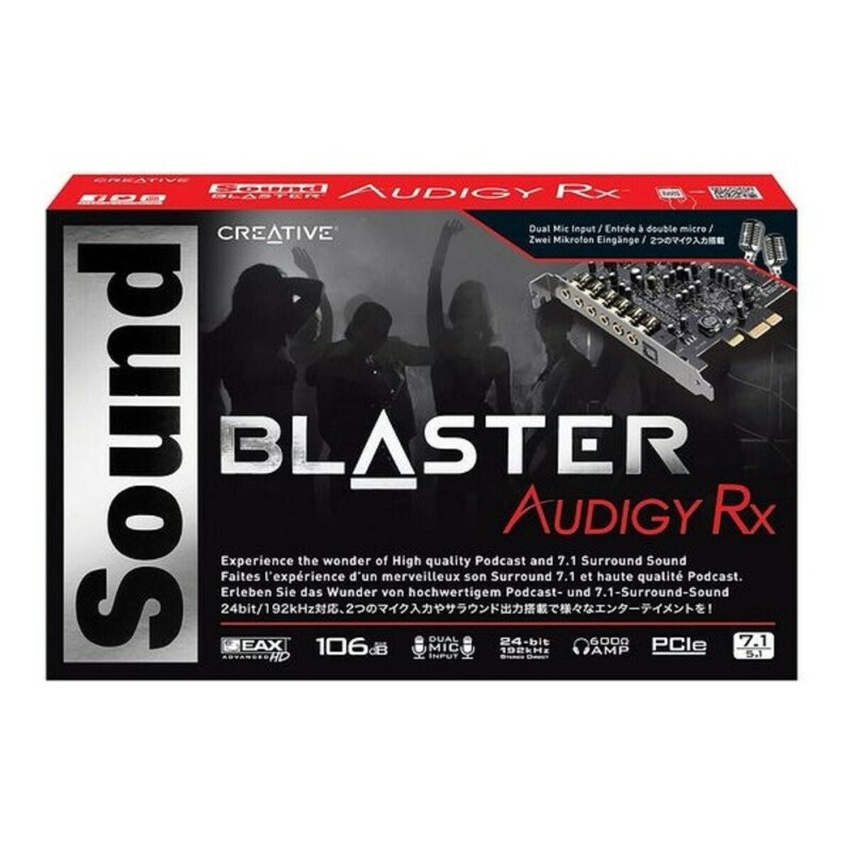 Internal Sound Card Creative Technology Sound Blaster Audigy Rx-2