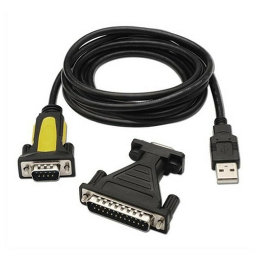USB to RS232 Adapter NANOCABLE 10.03.0002 1,8 m Black 1,8 m-0