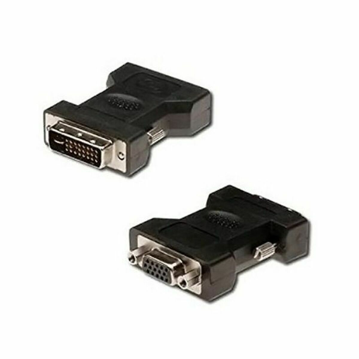 24 + 5 DVI Converter to VGA HDB 15 NANOCABLE ADAPTADOR DVI 24+5/M-VGA HDB15/H Black-5