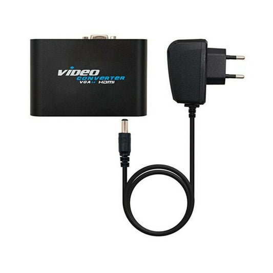 VGA to HDMI Adapter with Audio NANOCABLE 10.16.2101-BK-0