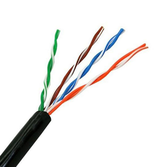 UTP Category 5e Rigid Network Cable NANOCABLE 10.20.0302-EXT-BK 100 m Black-0