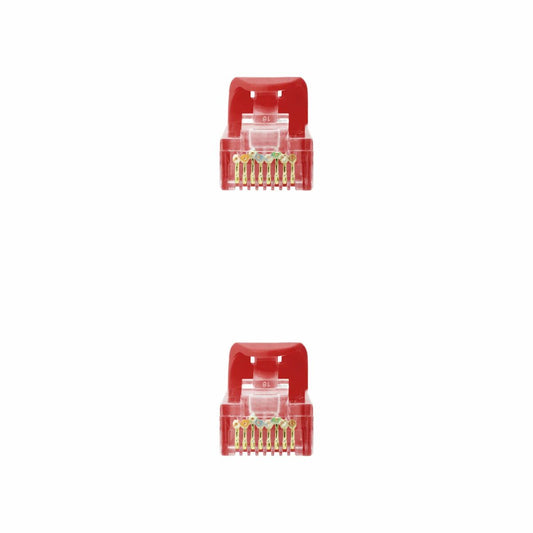 CAT 6a UTP Cable NANOCABLE 10.20.1800-R Red Grey 5 m-0