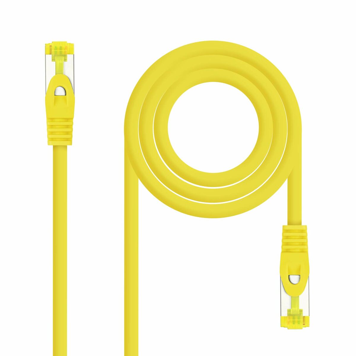 CAT 6a SFTP Cable NANOCABLE 10.20.1900-Y Yellow Grey 10 m-2