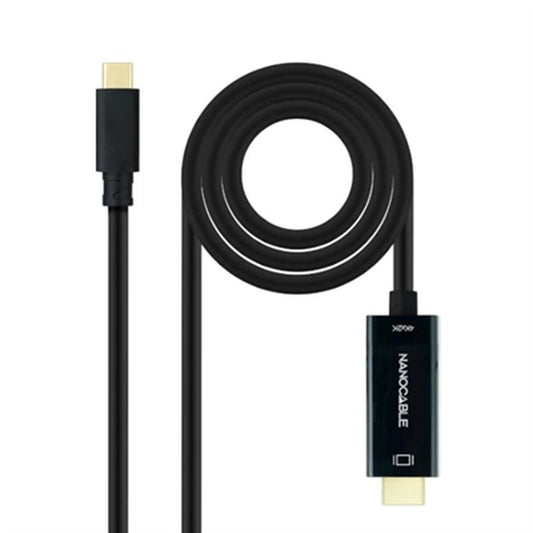 USB-C to HDMI Cable NANOCABLE 10.15.5132 Black 1,8 m 4K Ultra HD-0