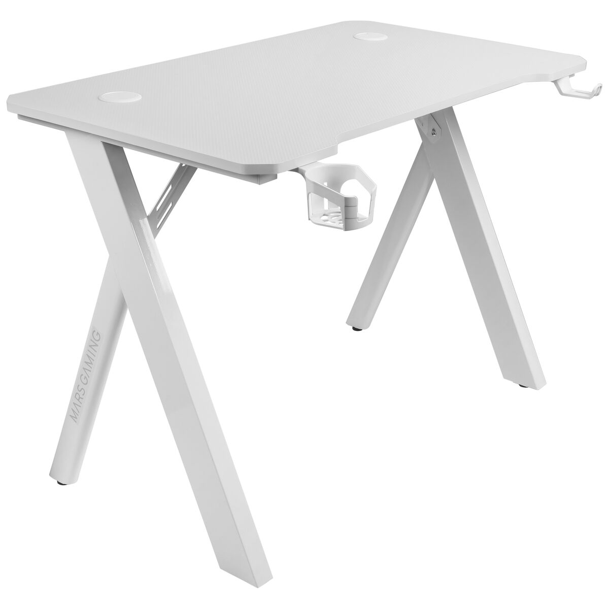 Desk Mars Gaming MGD100RGBW White Steel 100 x 60 cm-4