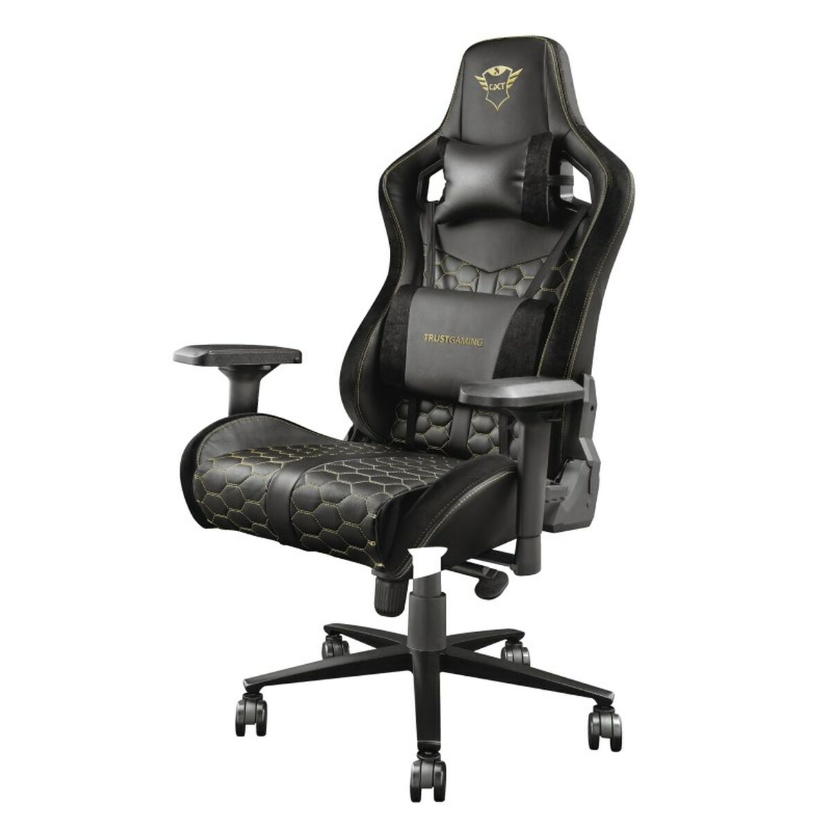 Gaming Chair Trust GXT 712 Resto Pro Yellow Black-4