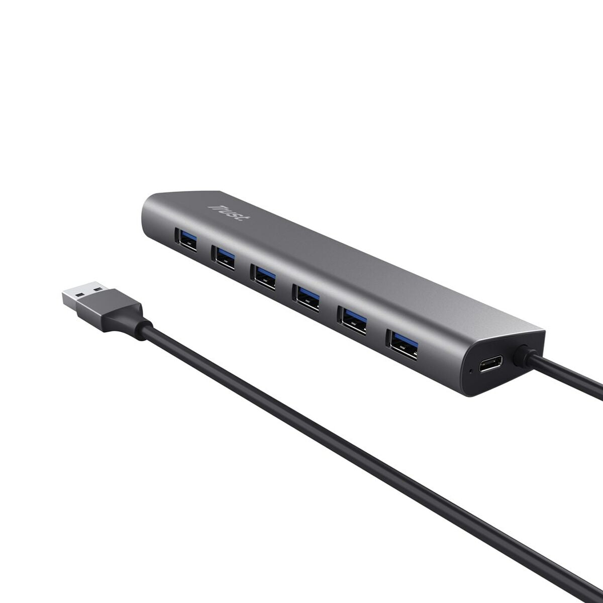 USB Hub Trust 24967 Grey Silver (1 Unit)-9