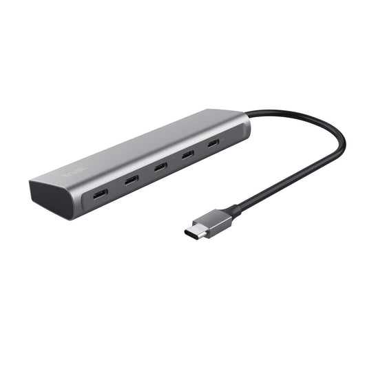 USB Hub Trust 25136 Silver (1 Unit)-0