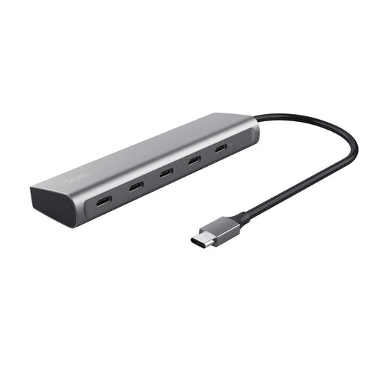 USB Hub Trust 25136 100 W Silver (1 Unit)-0