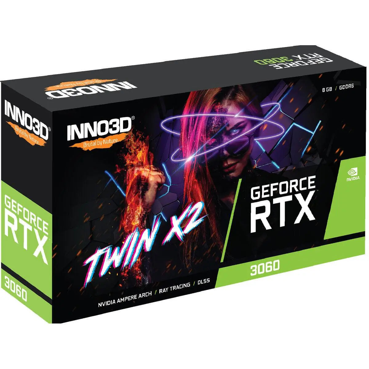 Graphics card INNO3D GeForce RTX 3060 Twin X2 8 GB GDDR6 - IGSI Europe Ltd
