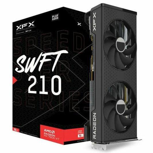 Graphics card XFX SPEEDSTER SWFT210 CORE AMD Radeon RX 7600 XT 16 GB GDDR6 - IGSI Europe Ltd