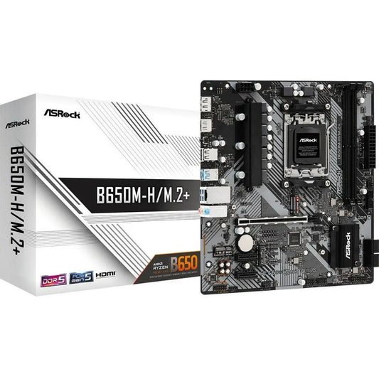 Motherboard ASRock B650M-H/M.2+ AMD B650 AMD AM5 - IGSI Europe Ltd