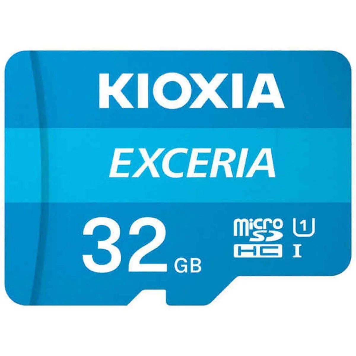 Micro SD Memory Card with Adaptor Kioxia Exceria UHS-I Class 10 Blue - IGSI Europe Ltd