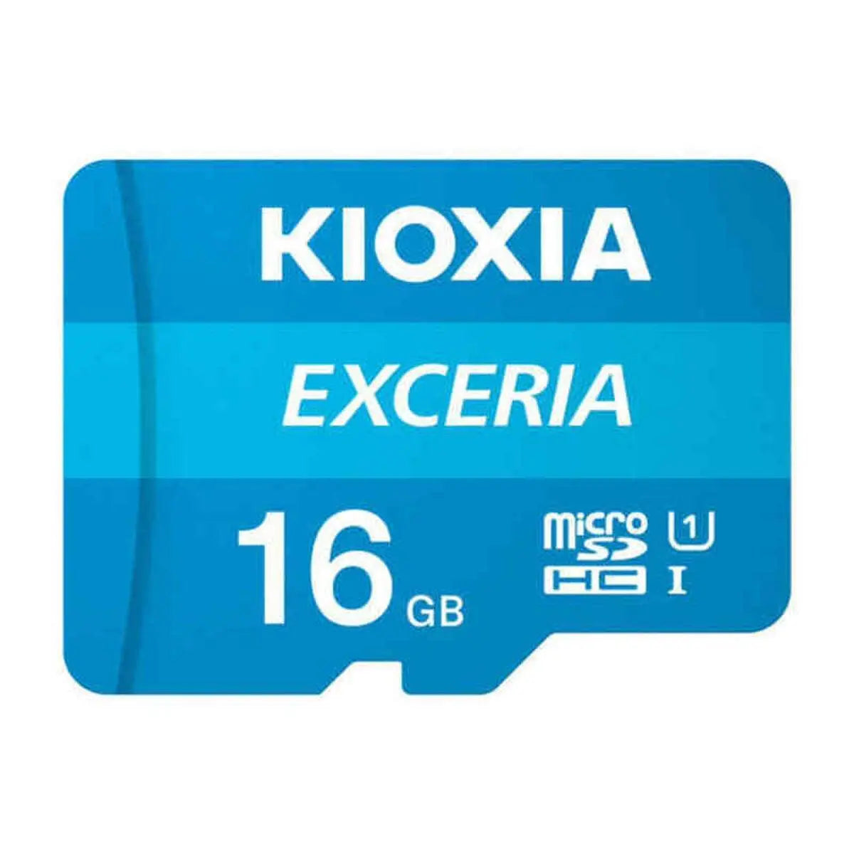 Micro SD Memory Card with Adaptor Kioxia Exceria UHS-I Class 10 Blue - IGSI Europe Ltd