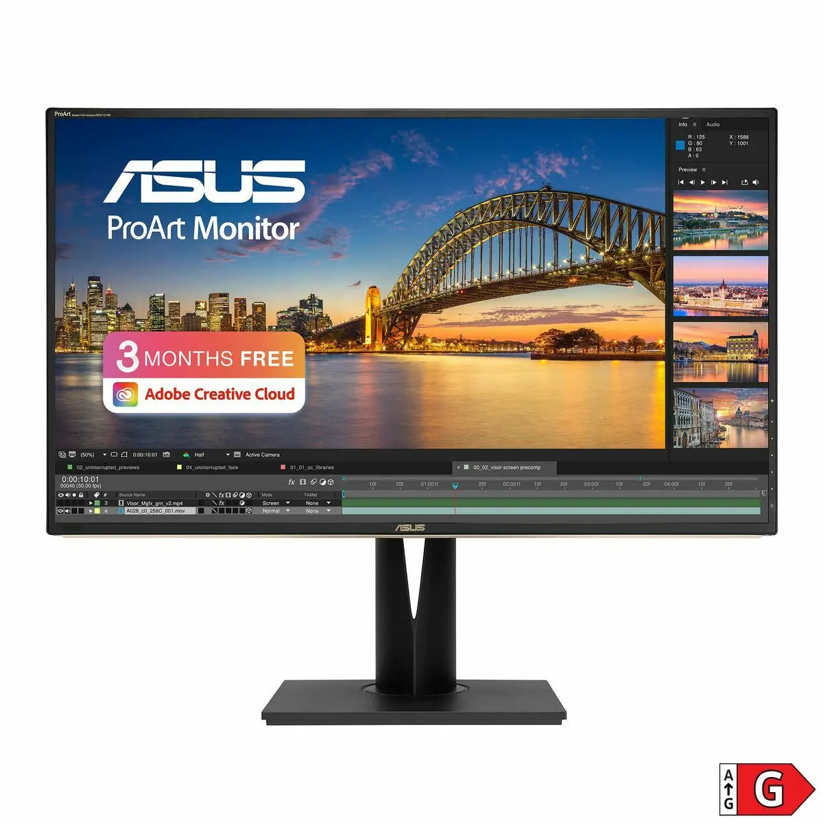 Monitor Asus 90LM02CC-B02370 32" 4K Ultra HD