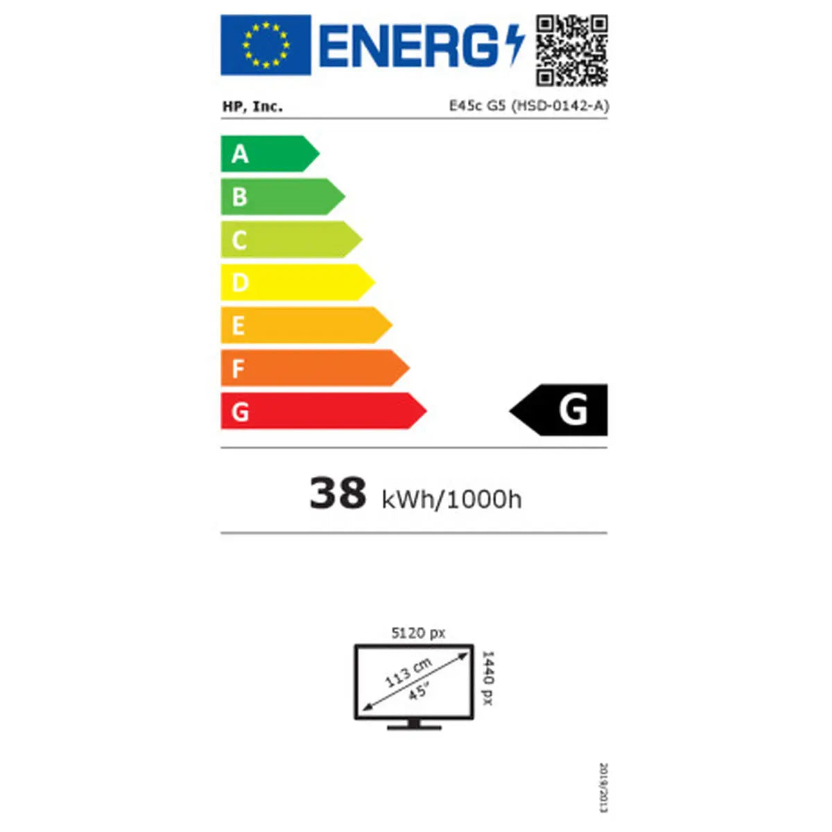 Monitor HP E45C G5 44,5" 165 Hz - IGSI Europe Ltd