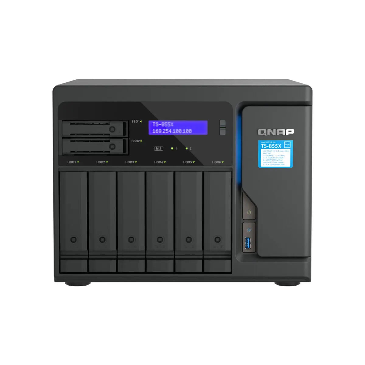 Network Storage Qnap TS-855X-8G Black