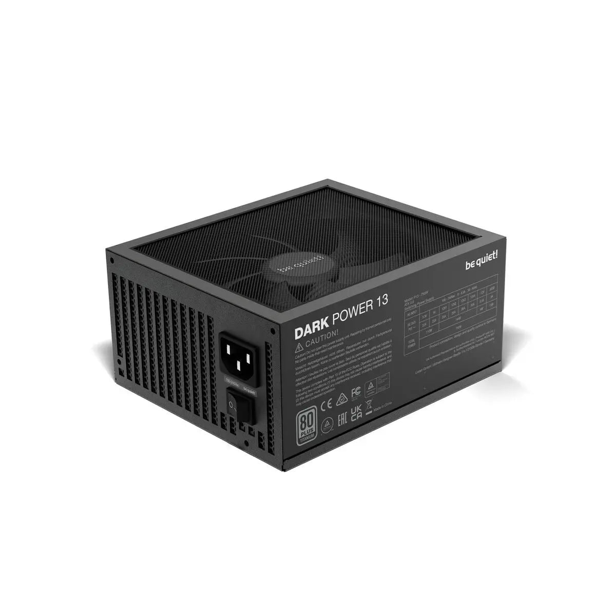 Power supply Be Quiet! BN333 ATX 750 W 6 W 110 W 80 PLUS Titanium - IGSI Europe Ltd