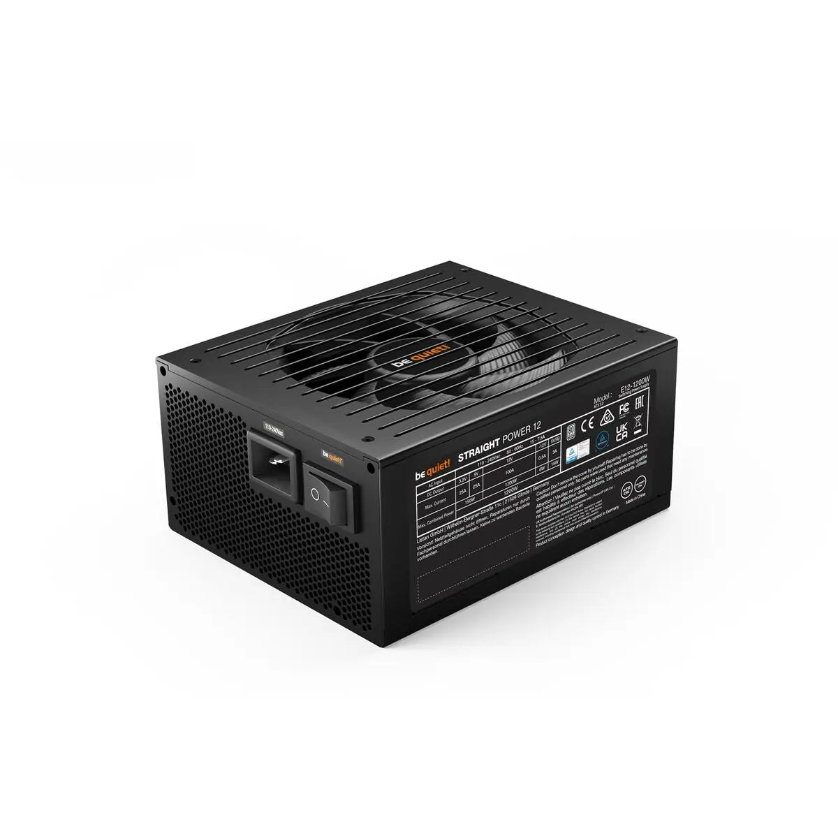 Power supply Be Quiet! BN339 1200 W RoHS CE 80 PLUS Platinum WEEE ENERGY STAR Modular ATX - IGSI Europe Ltd