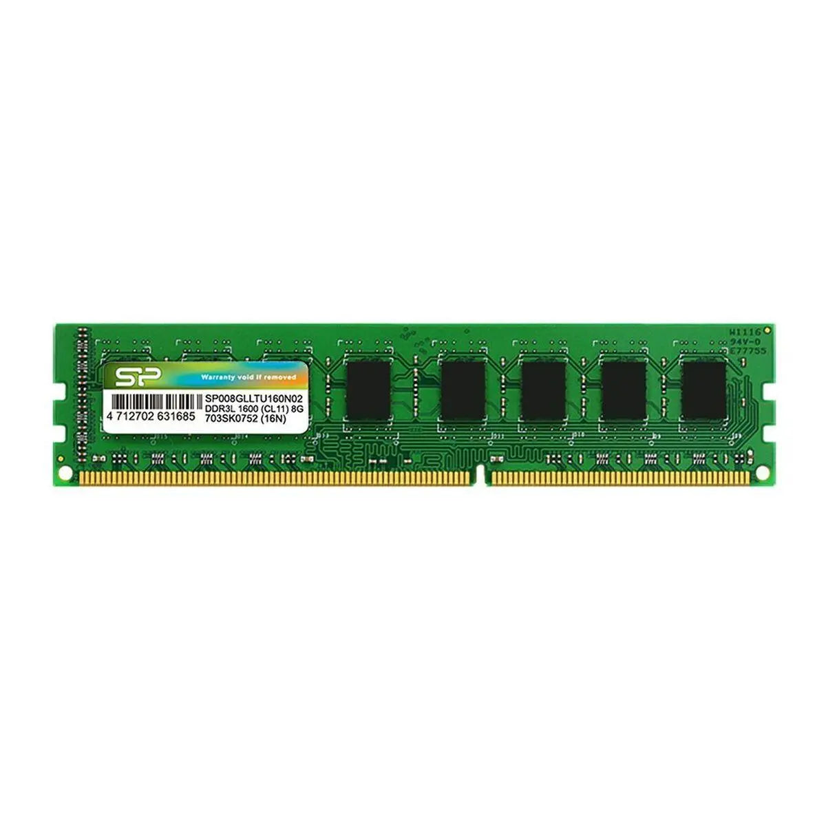 RAM Memory Silicon Power SP004GLLTU160N02 DDR3L CL11 4 GB - IGSI Europe Ltd