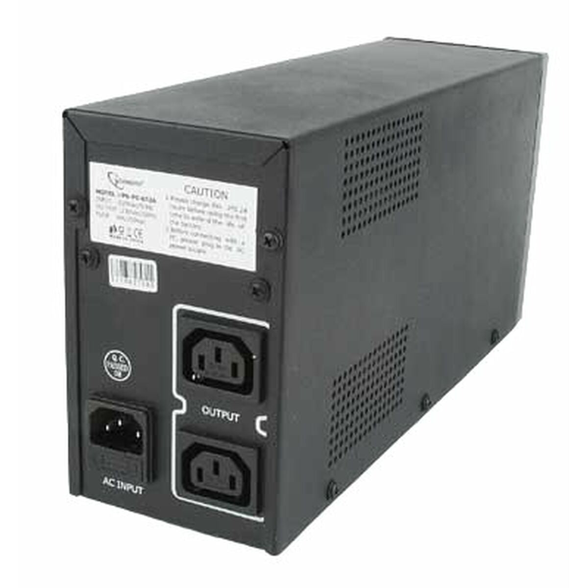 Uninterruptible Power Supply System Interactive UPS GEMBIRD UPS-PC-652A 390 W-2