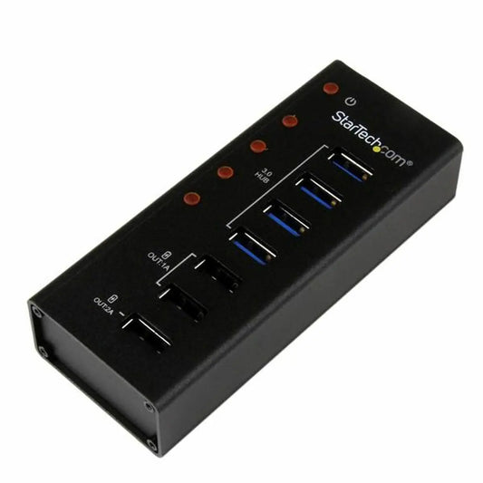 USB Hub Startech ST4300U3C3 Black