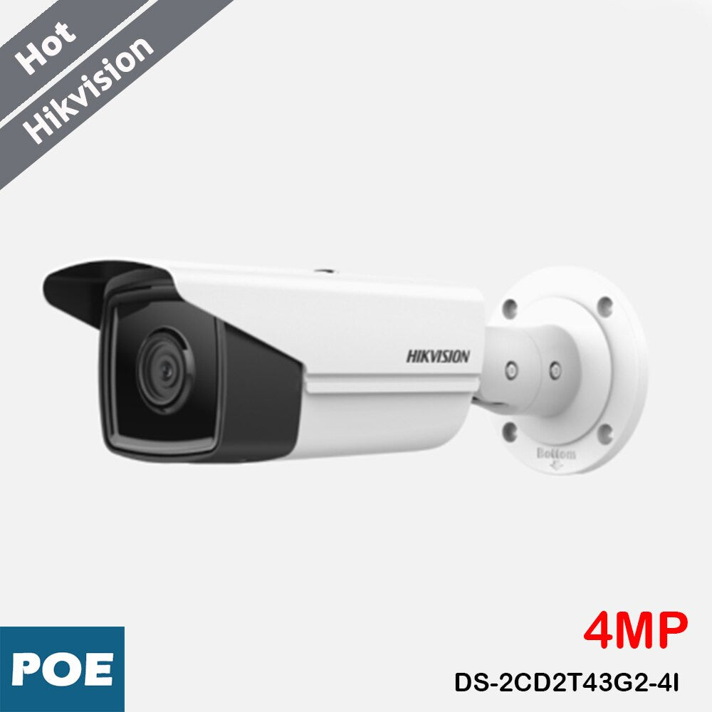 Hikvision 4MP DS-2CD2T43G2-4I Bullet Survillance IP Camera H.265+ IP67 Focus-3