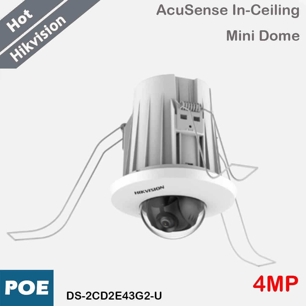 Hikvision DS-2CD2E43G2-U AcuSense In-Ceiling Mini Dome Camera-5