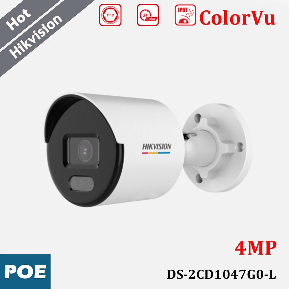 Hikvion DS-2CD1047G0-L 4MP Colorful Imaging Bullet Survillance Camera POE H.265+-3