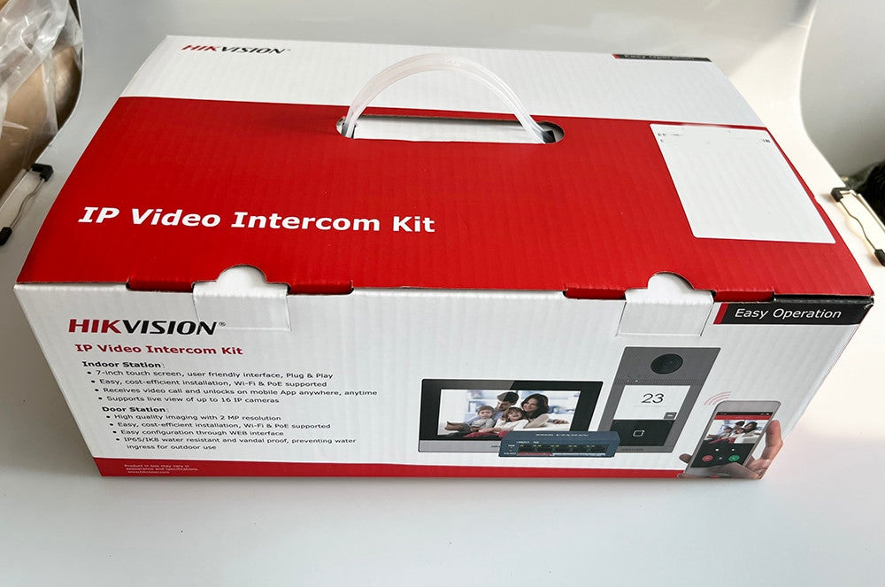 Hikvision Wifi IP Video Intercom Kit 7 Inch Monitor DS-KIS604-S(C)-2