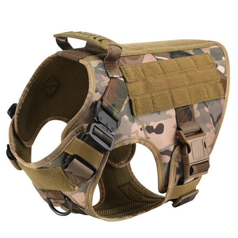 Dog Collar Military Dog Harness And Leash Set-6