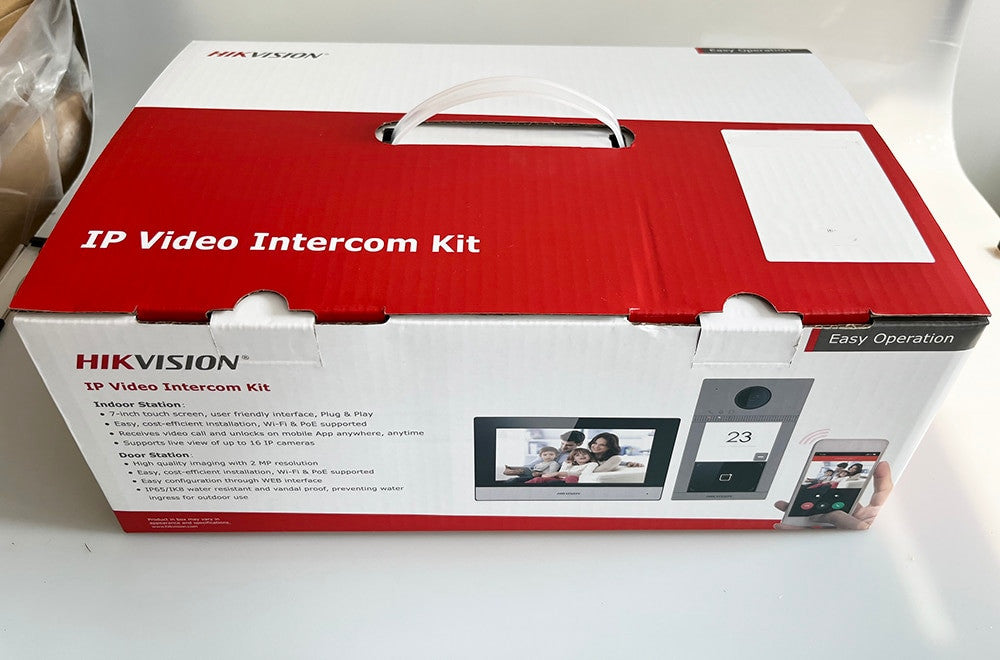 Hikvision Wifi IP Video Intercom Kit 7 Inch Color Screen-2