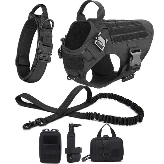 Military Dog Harness And Leash Kits-0