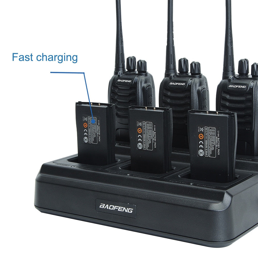 Baofeng 888S Charger Multi Battery Six Way 5V 4A Fast Charger-2