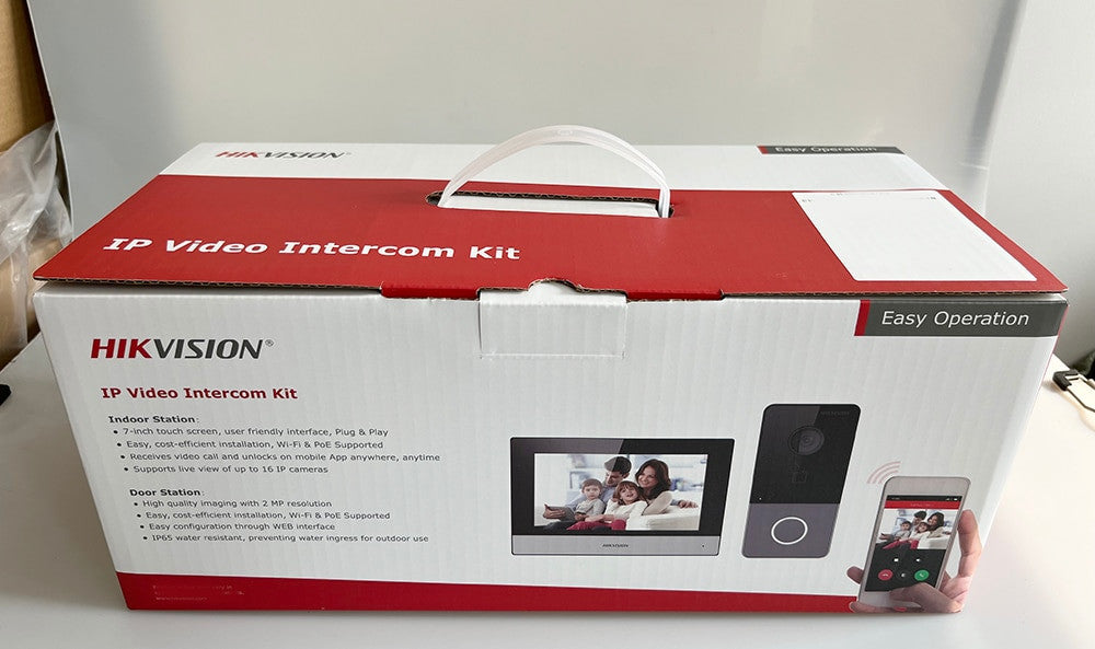 Hikvision IP Video Intercom Kit Indoor Station 7 Inch Touch Screen Support-1