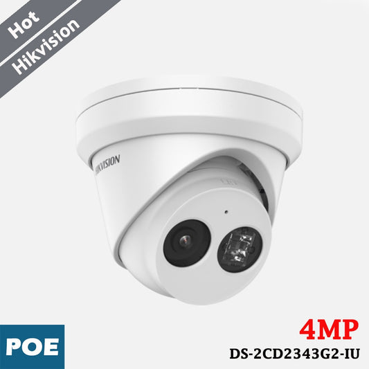 Hikvision 4MP AcuSense Camera DS-2CD2343G2-IU 2.8mm 120dB WDR Built-in Mic-0